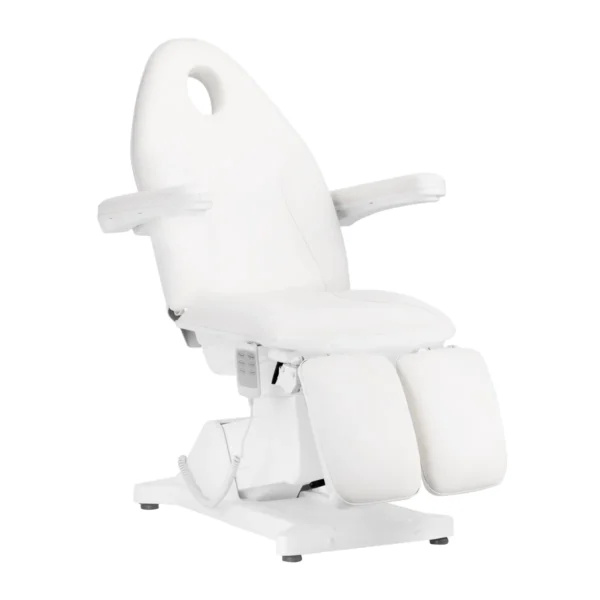 Kozmetični stol Sillon Basic pedi, 3 motorji, bel - Image 2