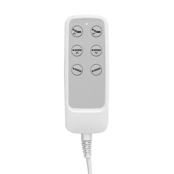 Kozmetični stol Sillon Basic pedi, 3 motorji, bel - Image 16