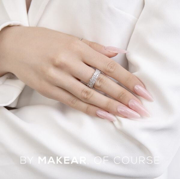 MAKEAR Challengel gradilni gel - Shimmer Pink HG13 - Image 3
