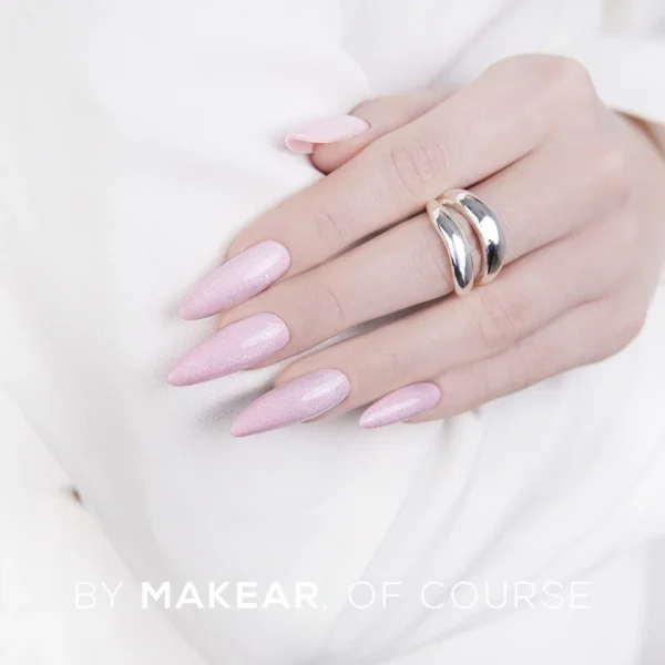 MAKEAR Top No Wipe Cat Eye Pink 8ml - Image 2