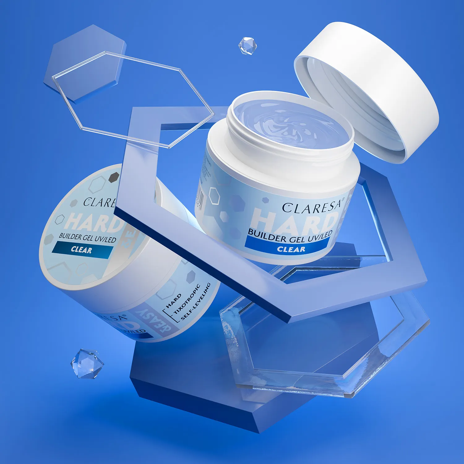 Claresa HARD&EASY GRADILNI GEL CLEAR - Image 2