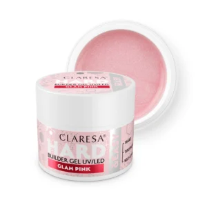 Claresa HARD&EASY GRADILNI GEL GLAM PINK