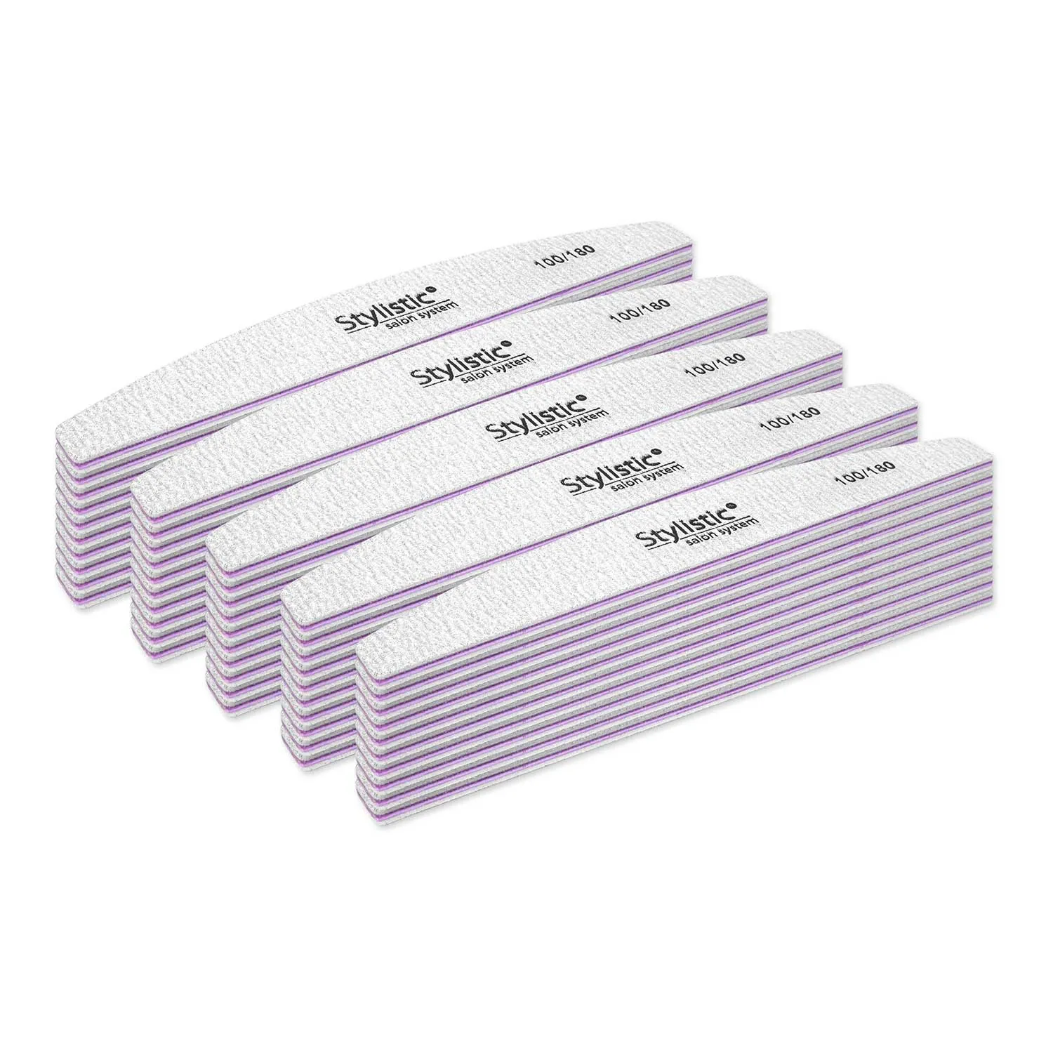 Stylistic pila polmesec 100/180 50kos