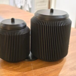 Alternative view of Dekorativni set za vatirane palčke in bombažne blazinice 3D