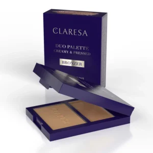 Alternative view of CLARESA DUO PALETTE CREAMY & PRESSED - BRONZER 01 MORE SCULPTED