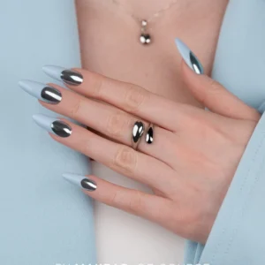 Alternative view of MAKEAR Tekoči efektni prah krom srebrn BC07 5 ml