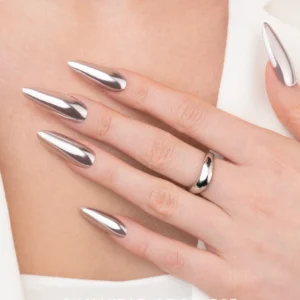 Alternative view of MAKEAR Tekoči efektni prah krom srebrn BC01 5 ml