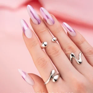 Alternative view of MAKEAR Tekoči efektni prah krom srebrn BC06 5 ml