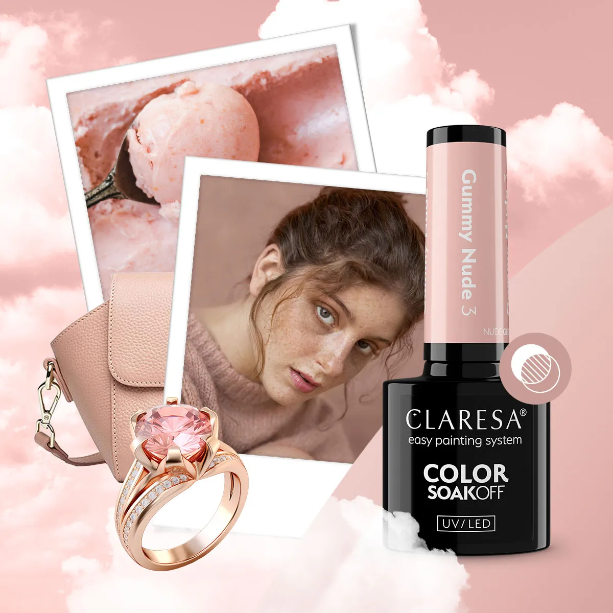 Claresa Nude Glow Gummy Nude 3 - slika 6
