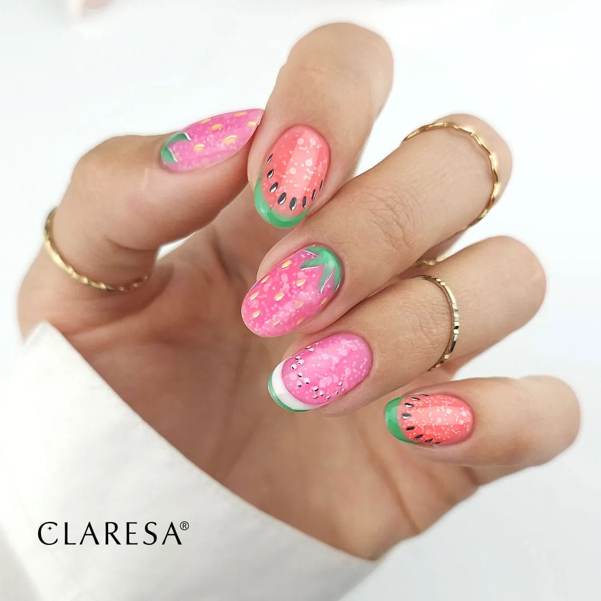 Claresa Rainbow JELLO BASE Bubble Guava 5g - slika 7