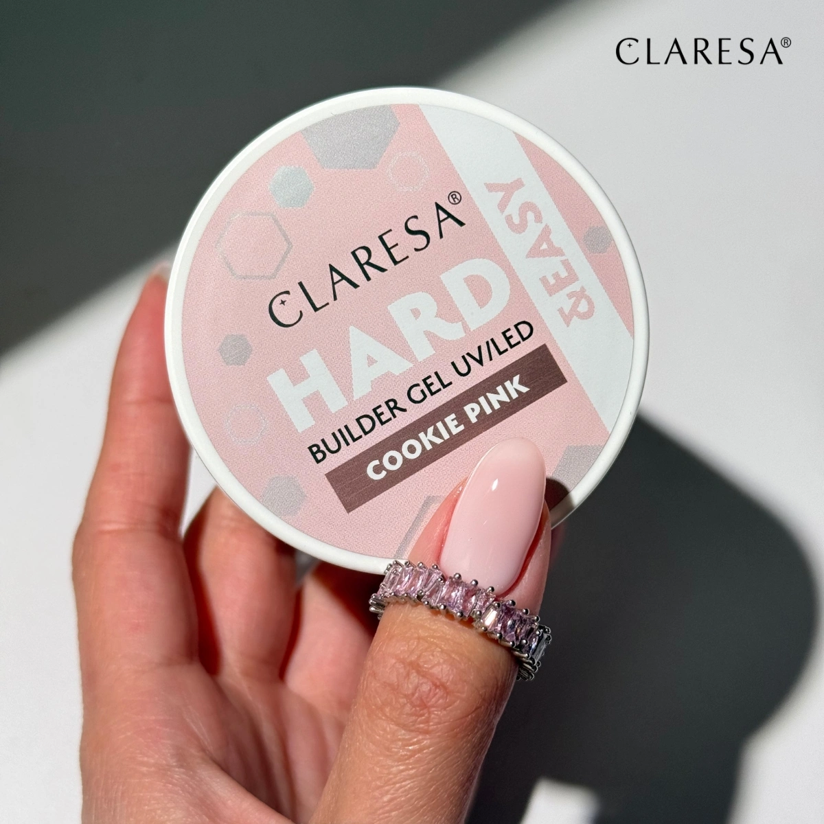 Claresa HARD&EASY GRADILNI GEL COOKIE PINK - slika 4
