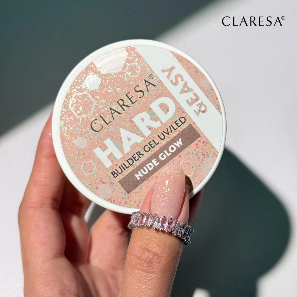 Claresa HARD&EASY GRADILNI GEL NUDE GLOW - slika 3