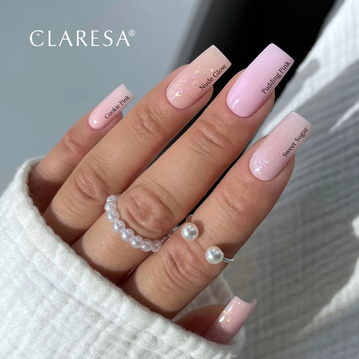 Claresa HARD&EASY GRADILNI GEL COOKIE PINK - slika 6