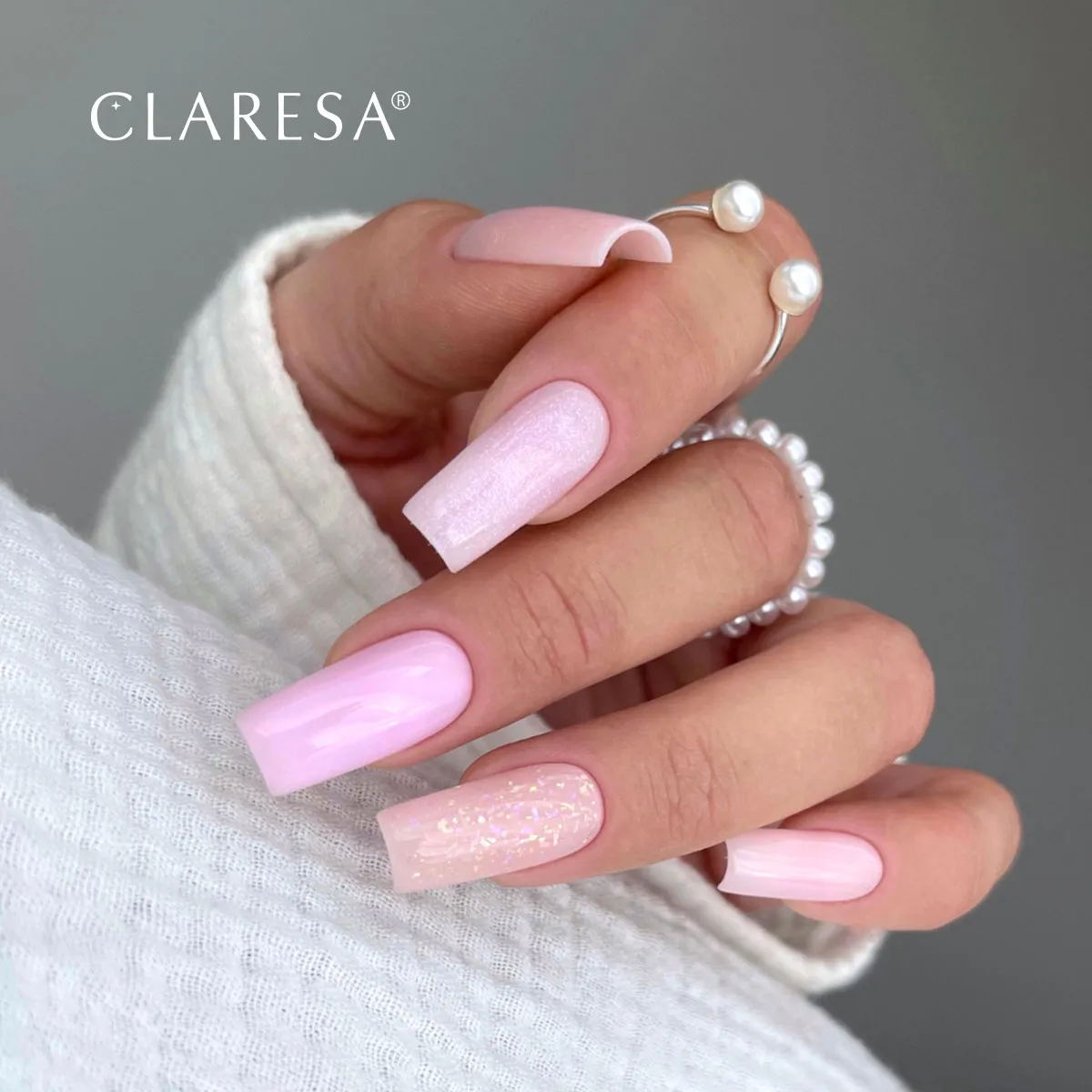 Claresa HARD&EASY GRADILNI GEL COOKIE PINK - slika 5