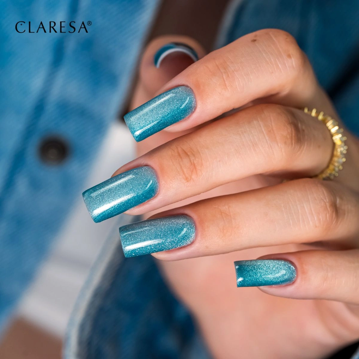 Claresa Cat Eye Neon Turquoise 5g - slika 4