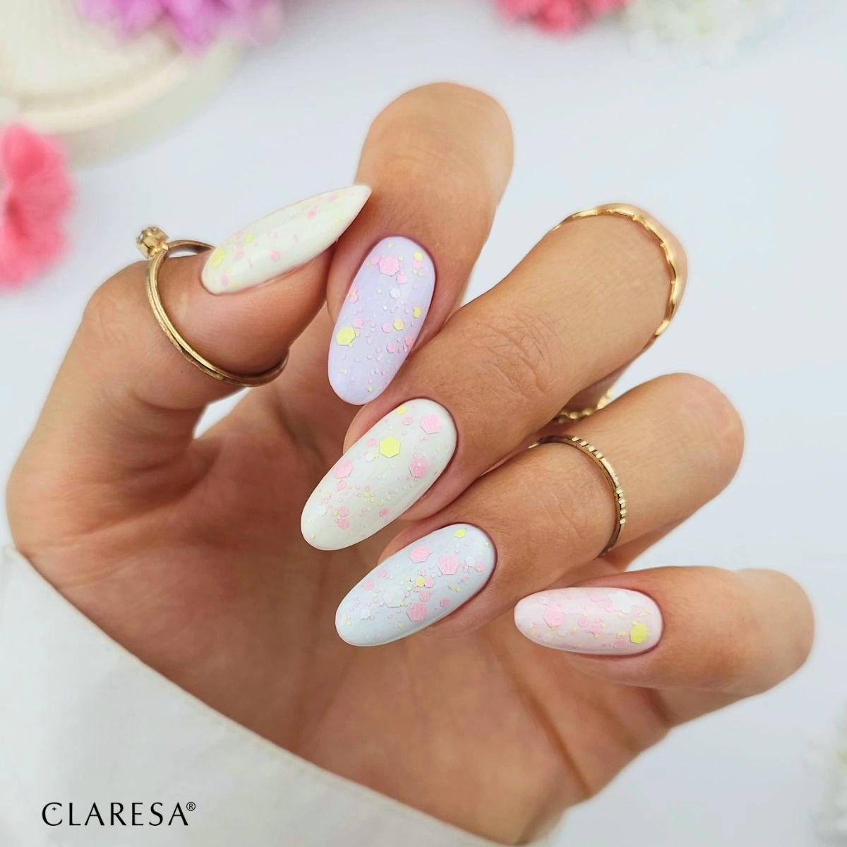 Claresa Top No Wipe - Pastel Garden 5g - slika 4