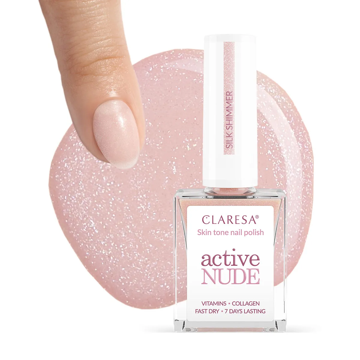 Claresa klasični lak za nohte SILK SHIMMER - 9,5 ml - slika 2
