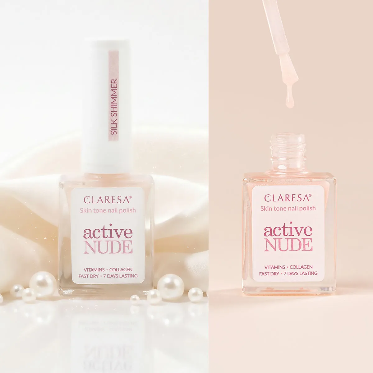 Claresa klasični lak za nohte SILK SHIMMER - 9,5 ml - slika 6
