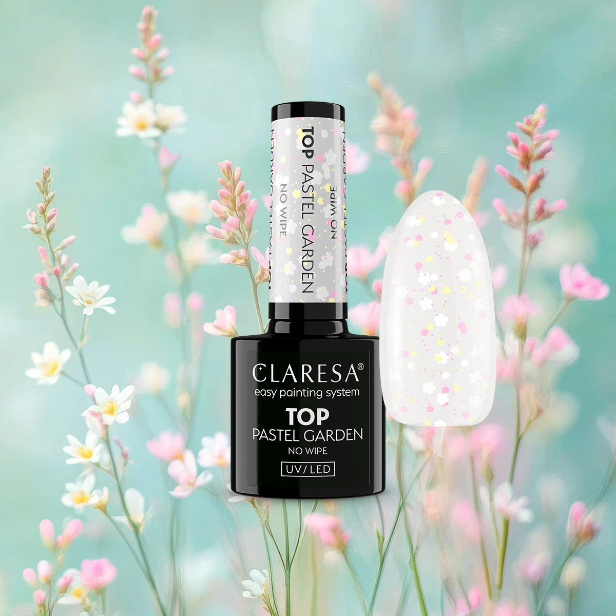 Claresa Top No Wipe - Pastel Garden 5g - slika 2